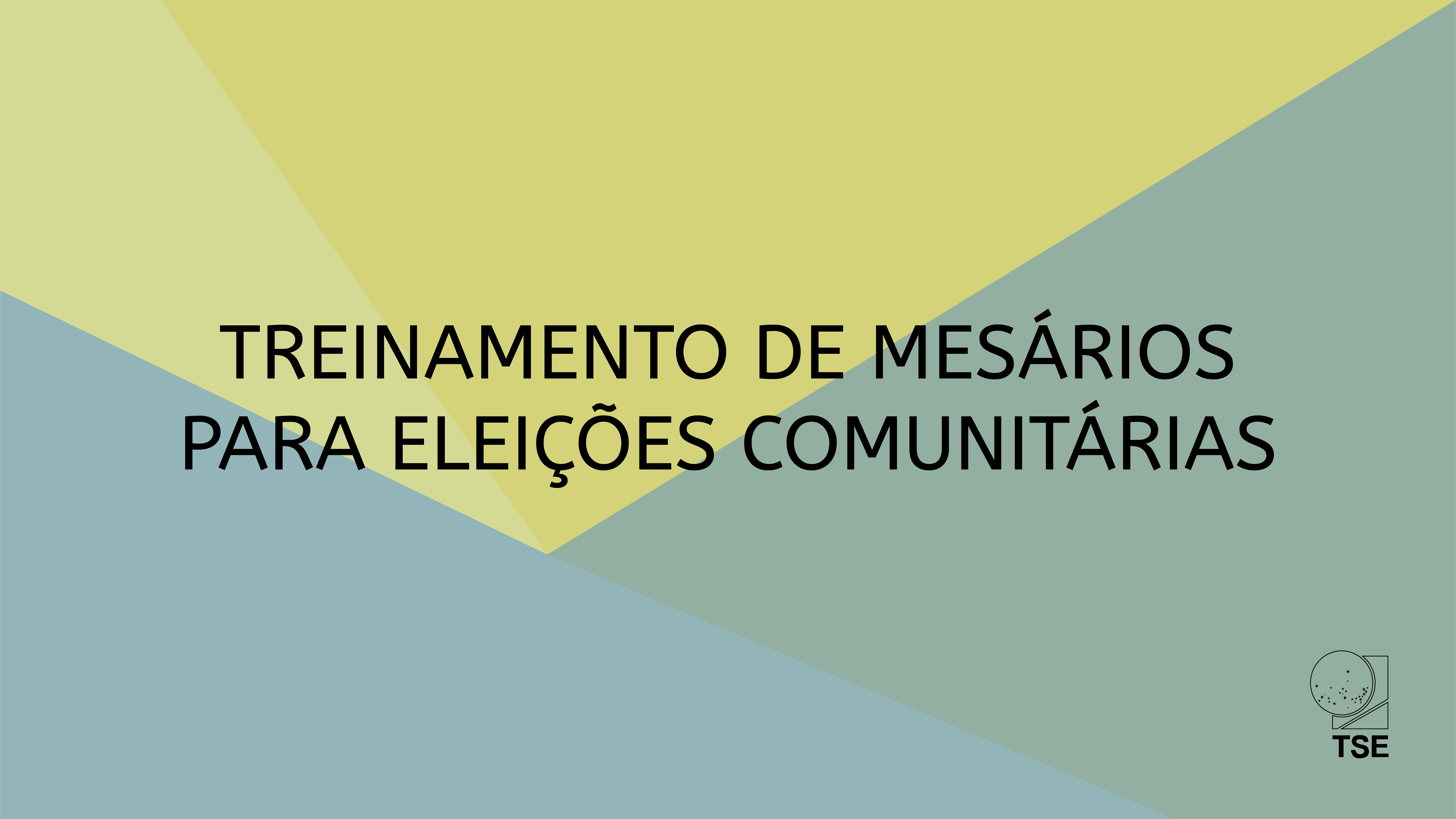 Treinamento de Mesários - Eleições Comunitárias 2020