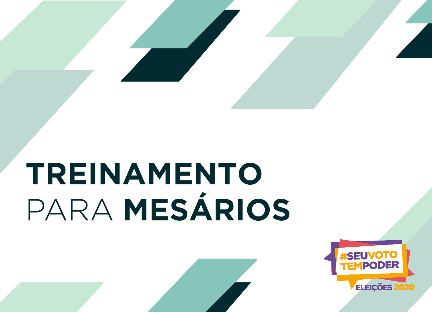 Treinamento para Mesários - Eleições 2020 - Turma 2